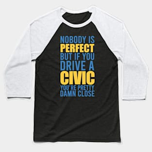 Honda Civic Owners Baseball T-Shirt